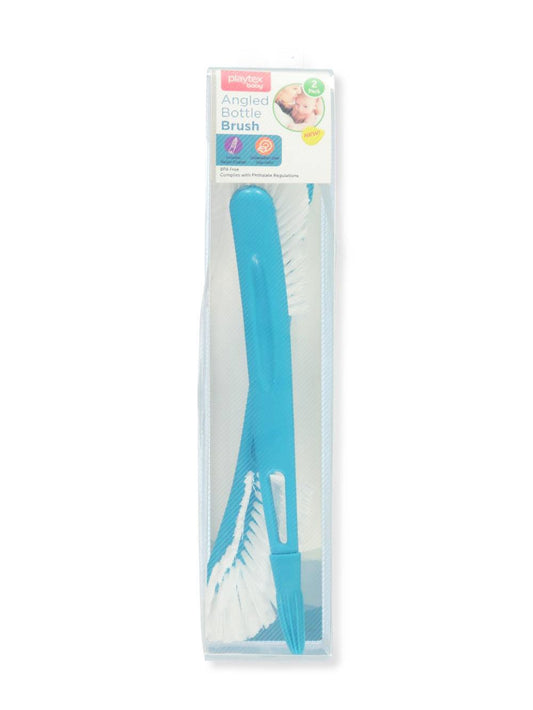 Playtex Baby Juego de 2 cepillos angulares para bebé, color azul, talla única