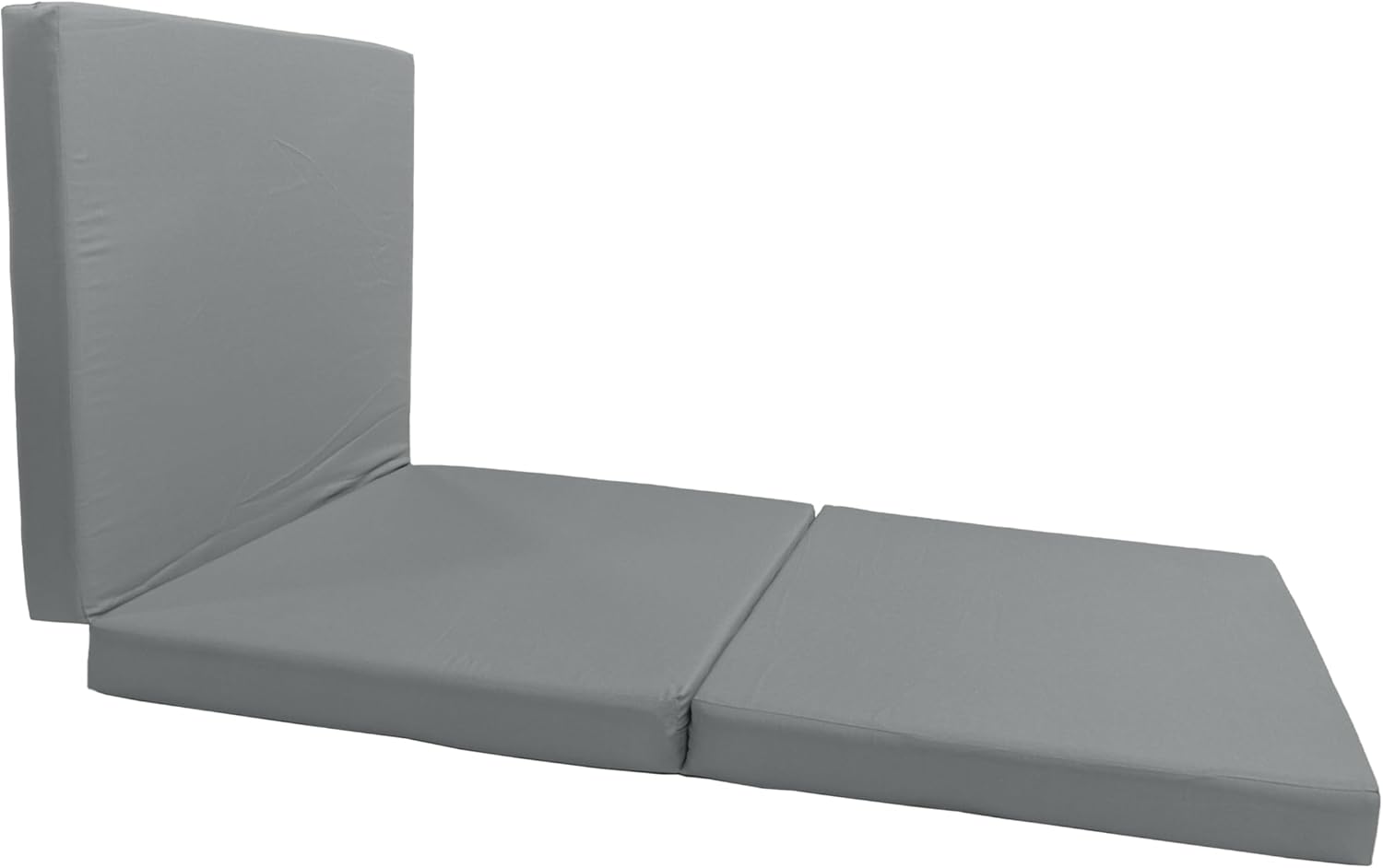 Colchón tríptico gris, Shikibuton, para cama, de 3 pulgadas de alto x 27...