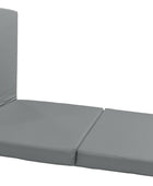 Colchón tríptico gris, Shikibuton, para cama, de 3 pulgadas de alto x 27...