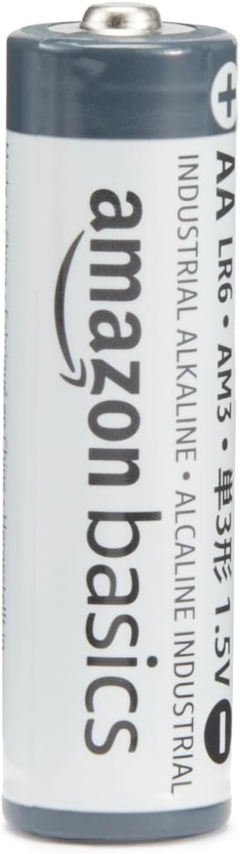 Tienda Basics, paquete de 150 pilas industriales alcalinas AA, 1.5 voltios, 5...