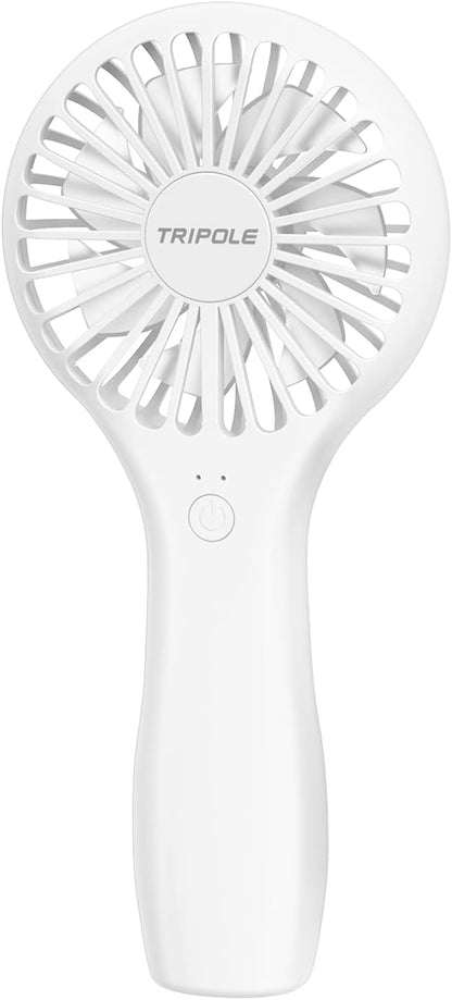 Ventilador de mano de 5000 mAh, funciona con pilas, mini ventilador personal