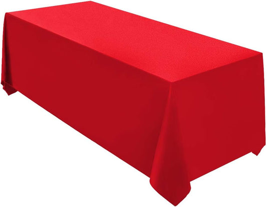 Surmente Mantel rectangular de poliéster de 90 x 132 pulgadas, mantel para...