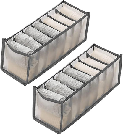 FUNKID Organizador de ropa interior, organizador de cajones plegable para