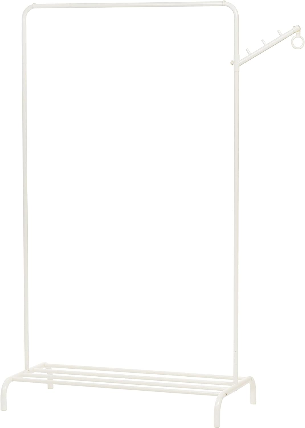 IRIS USA - Perchero de metal con estilo boutique y moderno, color blanco