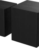 WILLIAMSPACE Juego de 2 mesas de centro anidables negras, mesa moderna de...