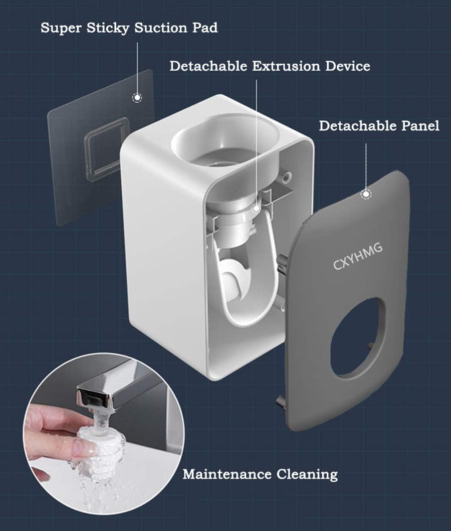 Dispensador de pasta de dientes, 2 dispensadores automáticos de pasta de...