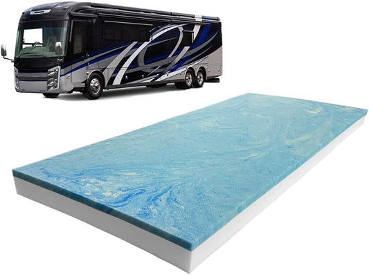 Reemplazo de colchón de espuma viscoelástica de gel Visco de 6 x 24 x 72