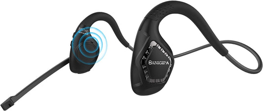 BANIGIPA Auriculares de oreja abierta, auriculares Bluetooth de conducción de...