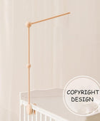 HBM - Brazo móvil de madera para cuna, colgador móvil para cuna, decoración de...