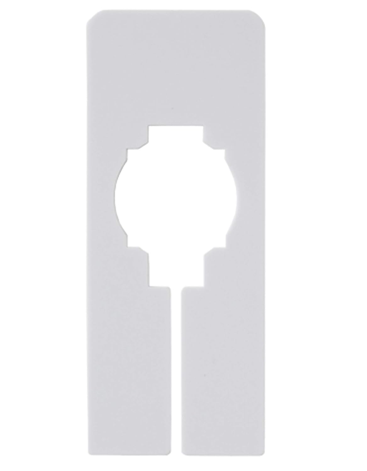 NAHANCO QSDWBLANK50, Divisores rectangulares blancos de tamaño de ropa, en...