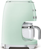 Smeg 1950's - Cafetera programable de 10 tazas, estilo retro