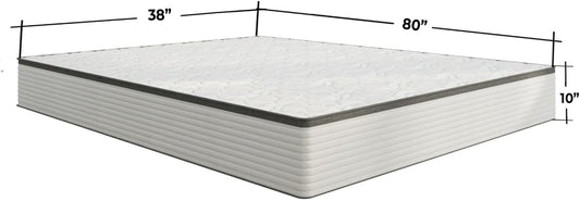 Colchón de espuma viscoelástica individual XL para un sueño cómodo, nivel de
