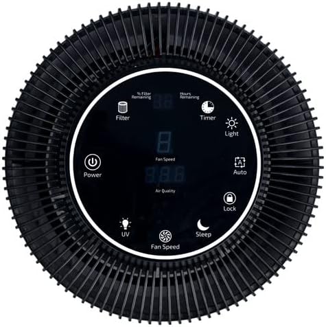 OdorStop Purificador de aire HEPA OSAP5 para áreas de hasta 1000 pies cuadrados...