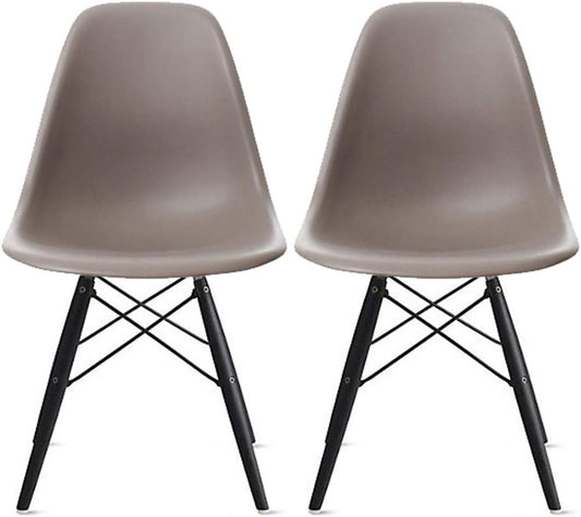 Juego de dos (2) silla lateral modelo Eames y silla de comedor Eiffel 2xhome -...