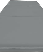 Colchón tríptico gris, Shikibuton, para cama, de 3 pulgadas de alto x 27...