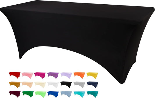 Mantel ajustable para mesas rectangulares, manteles para fiestas, bodas,...