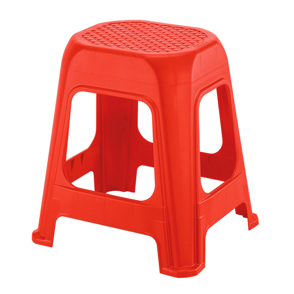 Butaco de plástico Grande Rojo