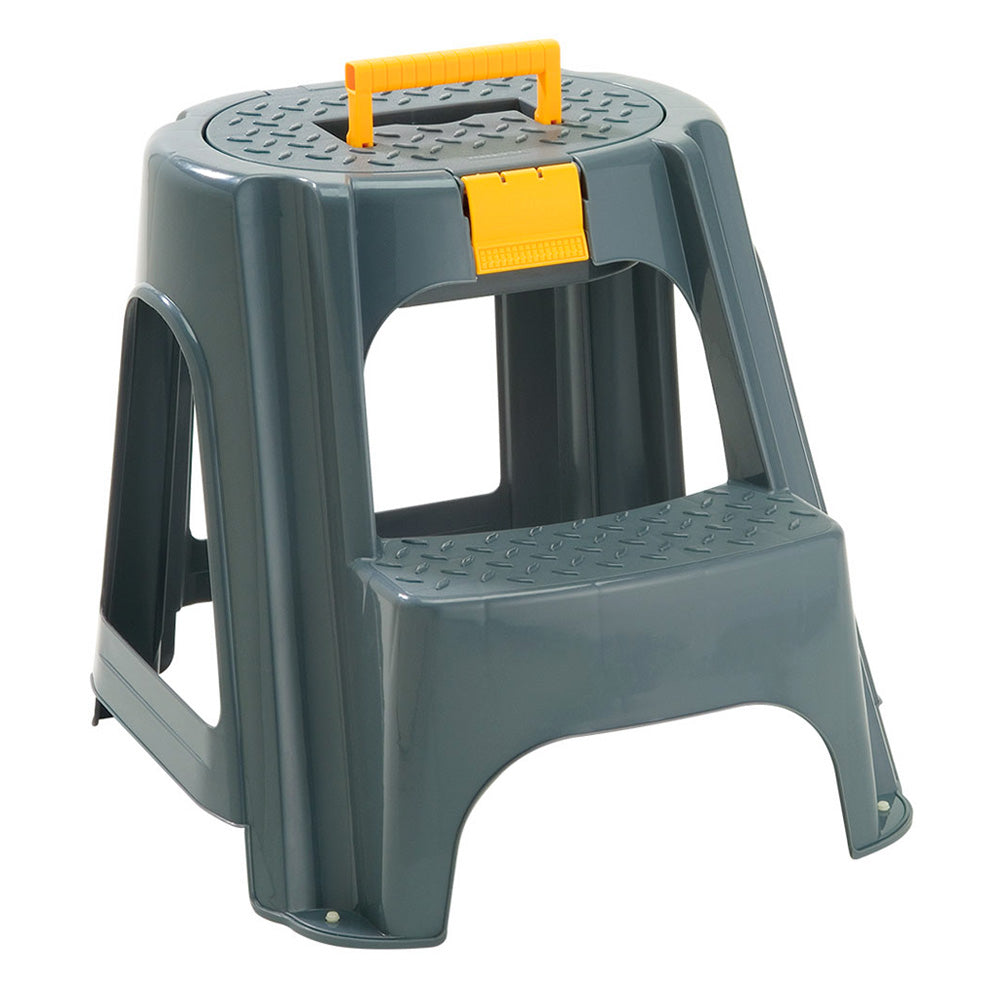 Escalesilla con Tapa Organizadora Gris