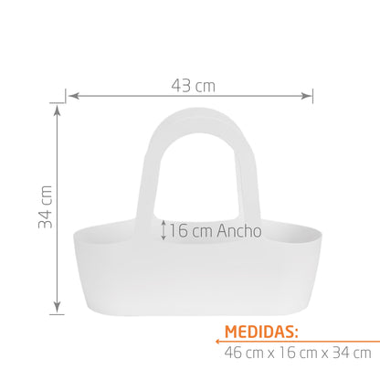 Matera Cesta 43 cm Blanco