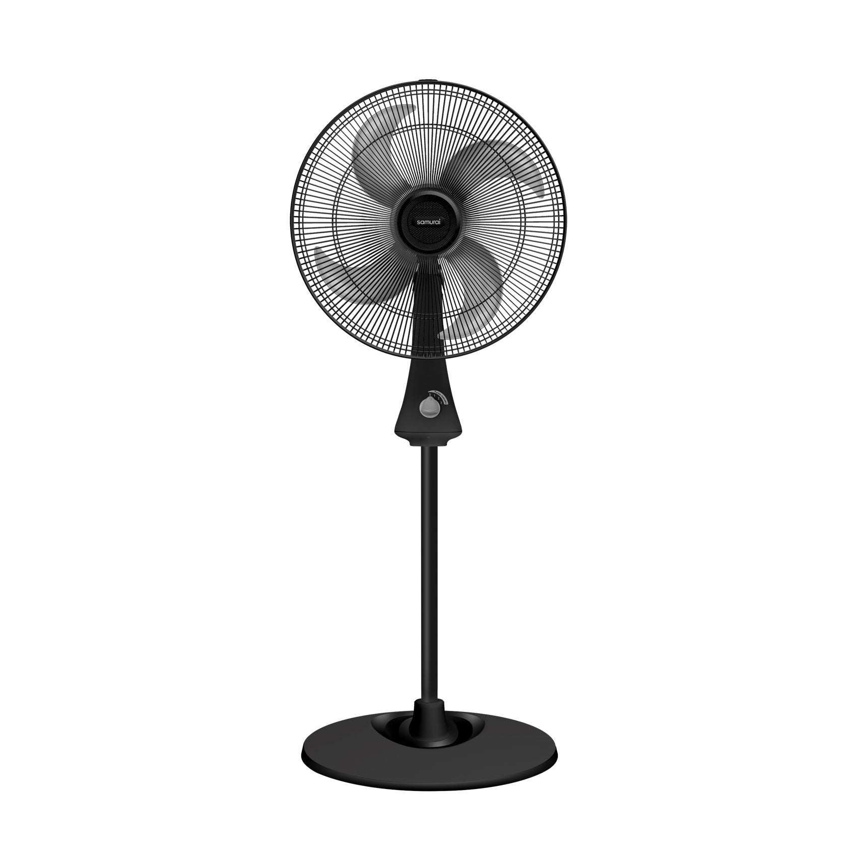 Ventilador Turbo Metallic Pedestal Negro