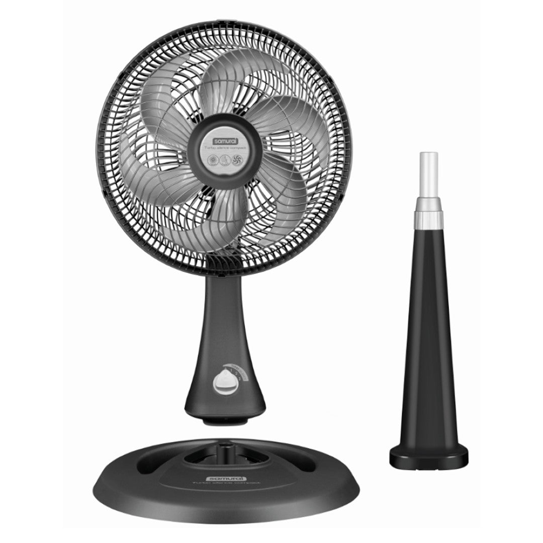 Ventilador Turbo Silence 2en1 Compact Negro