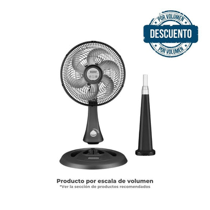 Ventilador Turbo Silence 2en1 Compact Negro