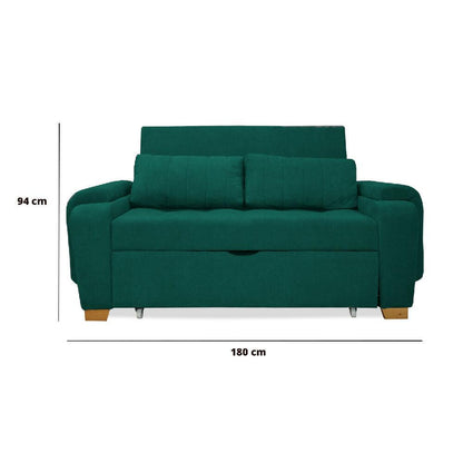 Sofacama Hartmann Multifuncional Carrito Reclinable Verde