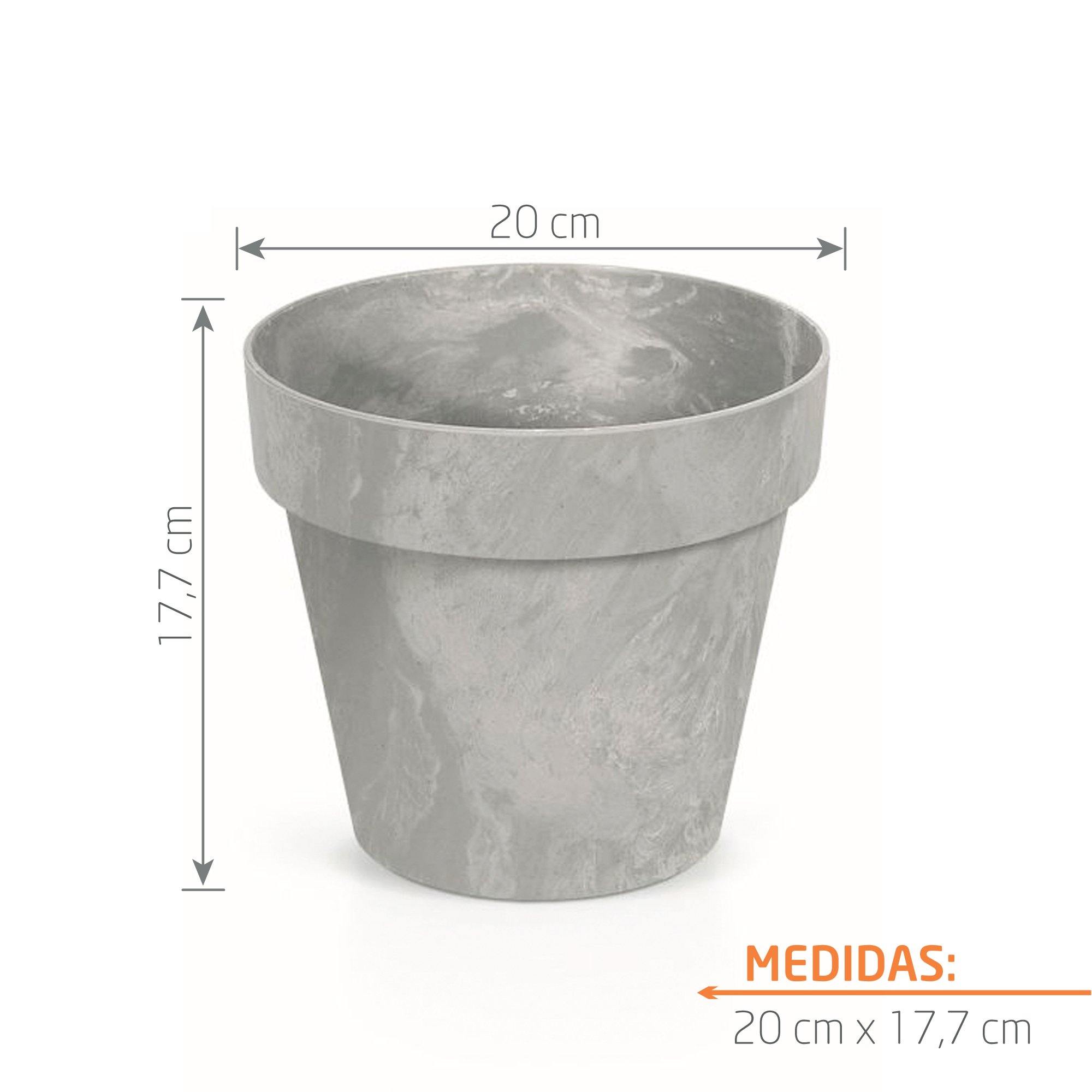 Matera Cube Beton 20 cm Gris Concreto