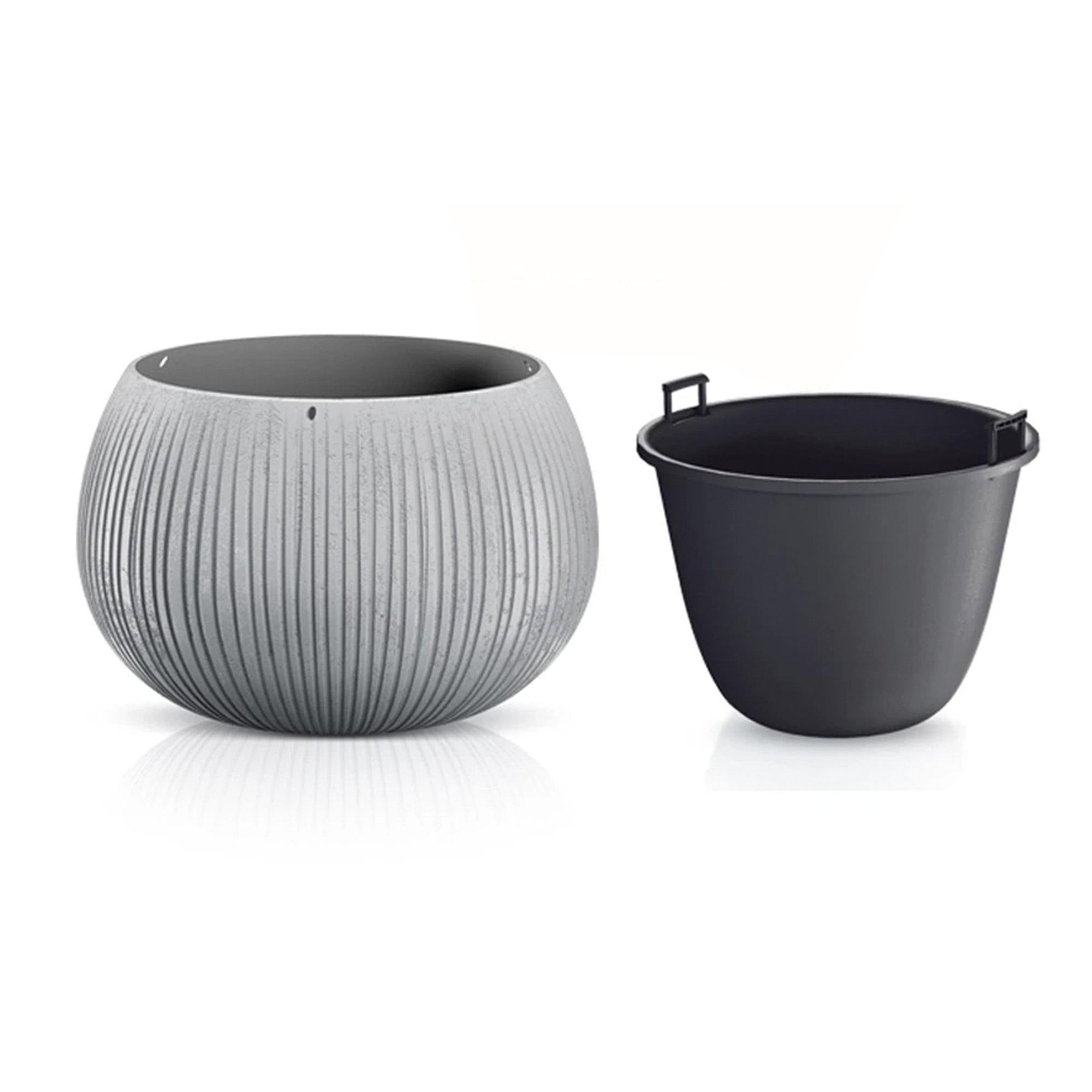 Matera Beton Bowl 29 cm Gris Concreto