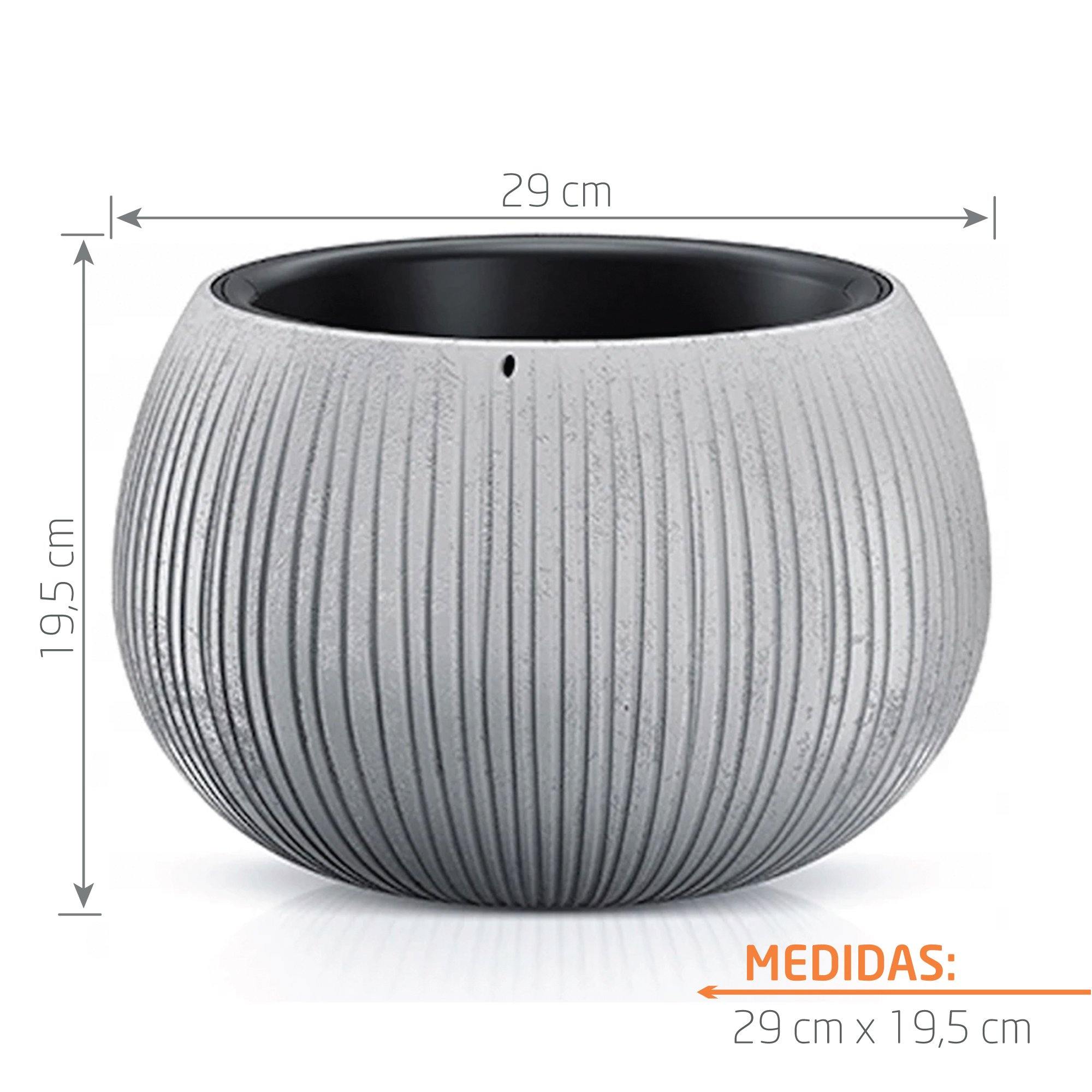 Matera Beton Bowl 29 cm Gris Concreto
