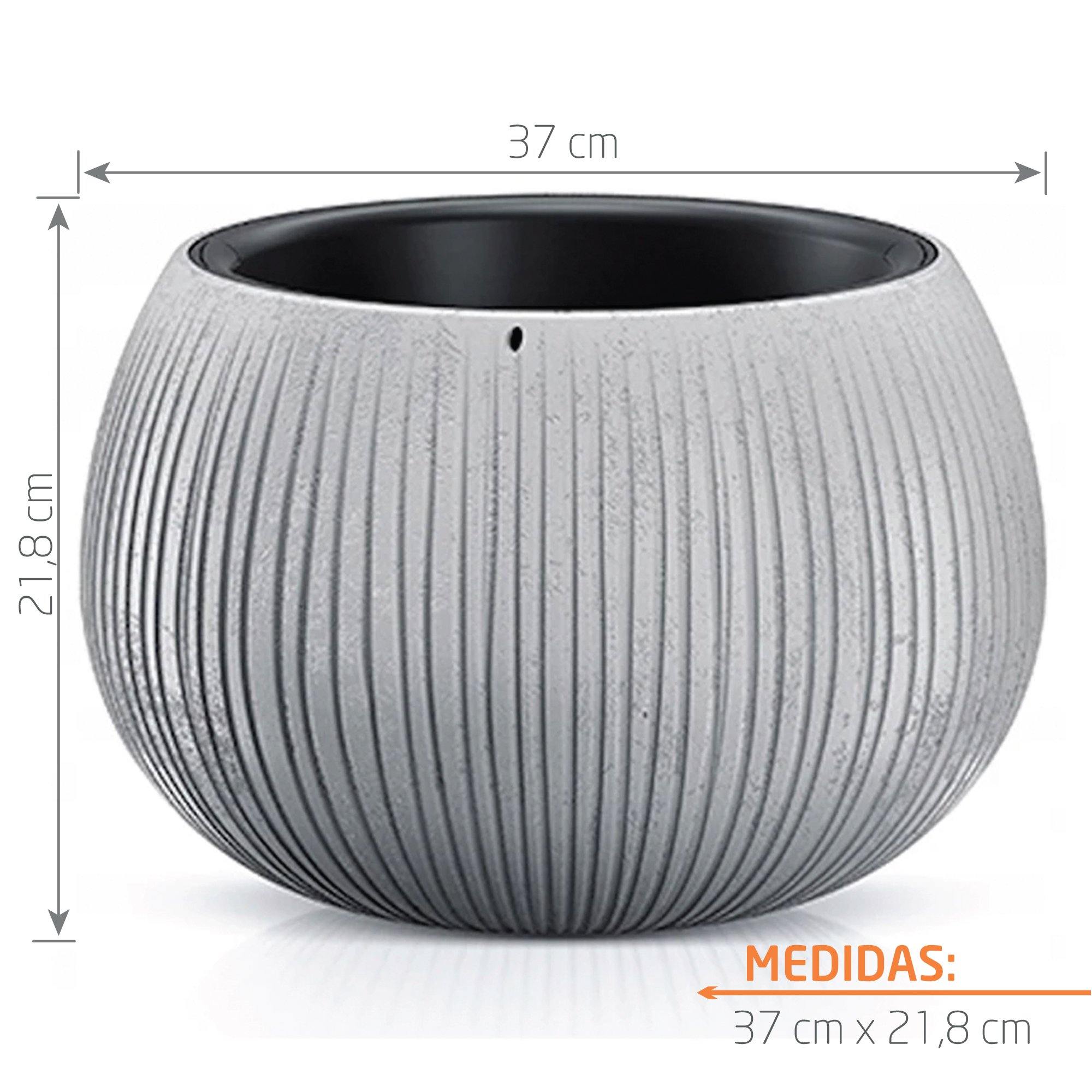 Matera Beton Bowl 37 cm Gris Concreto