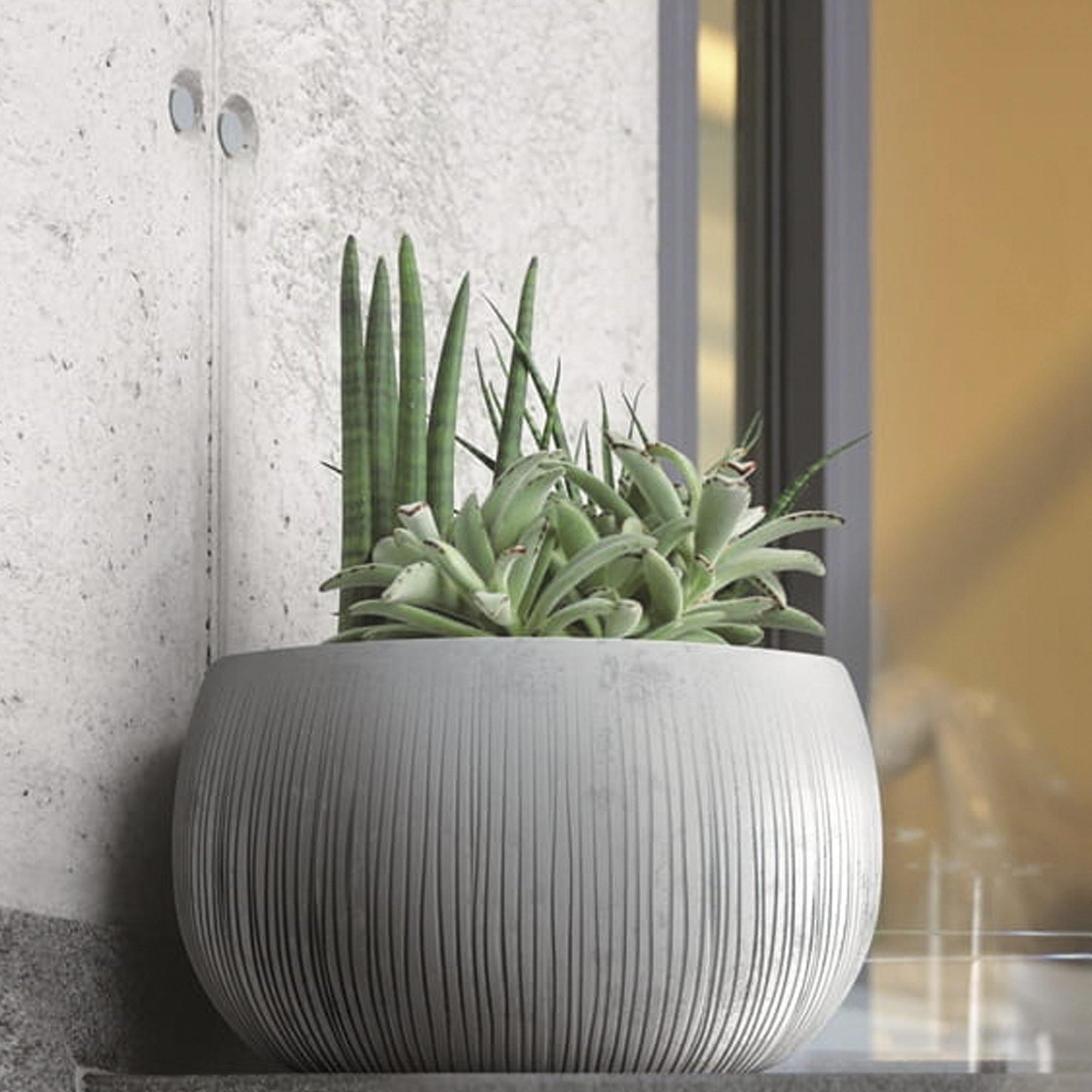 Matera Beton Bowl 37 cm Gris Concreto