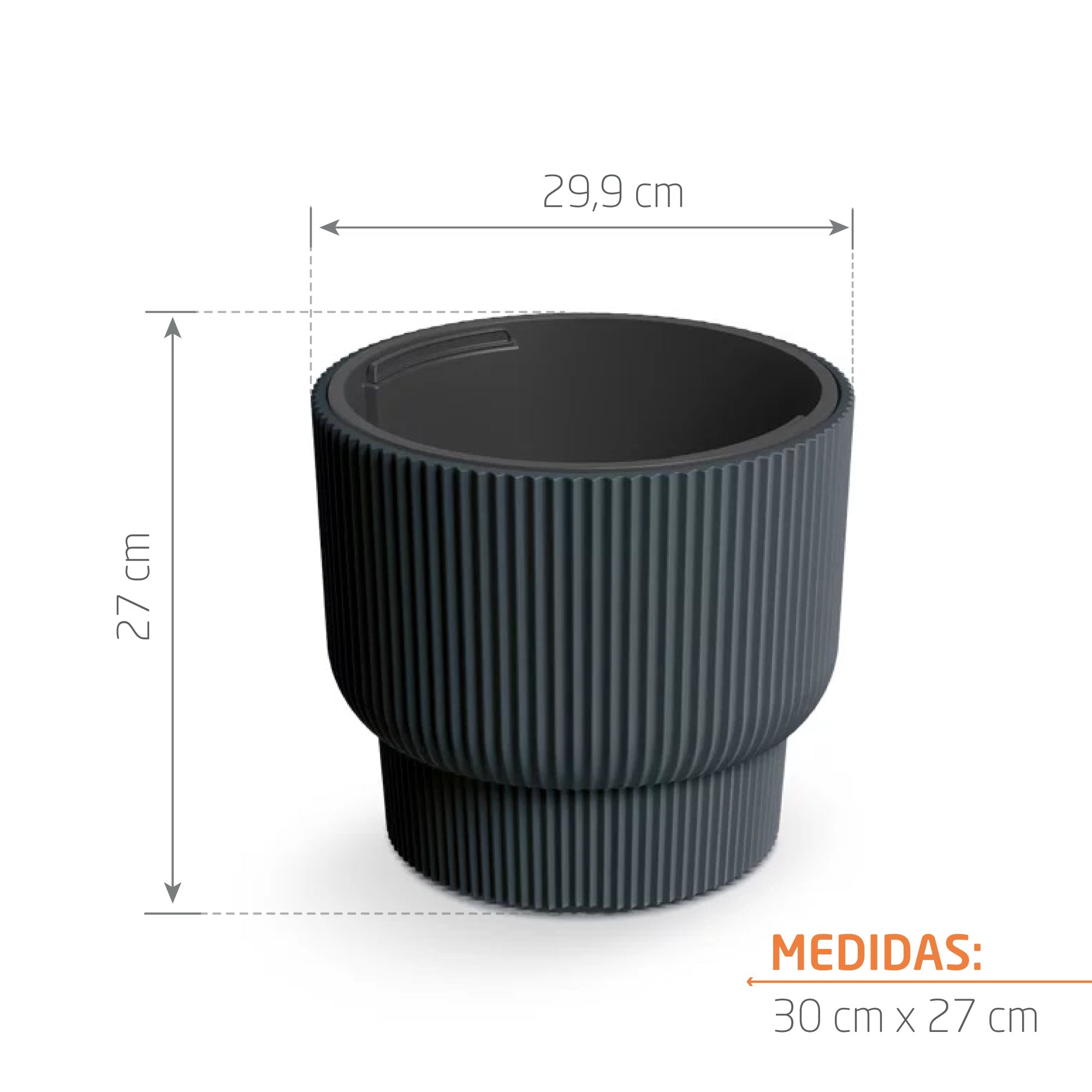 Matera Milly 30 cm Antracita
