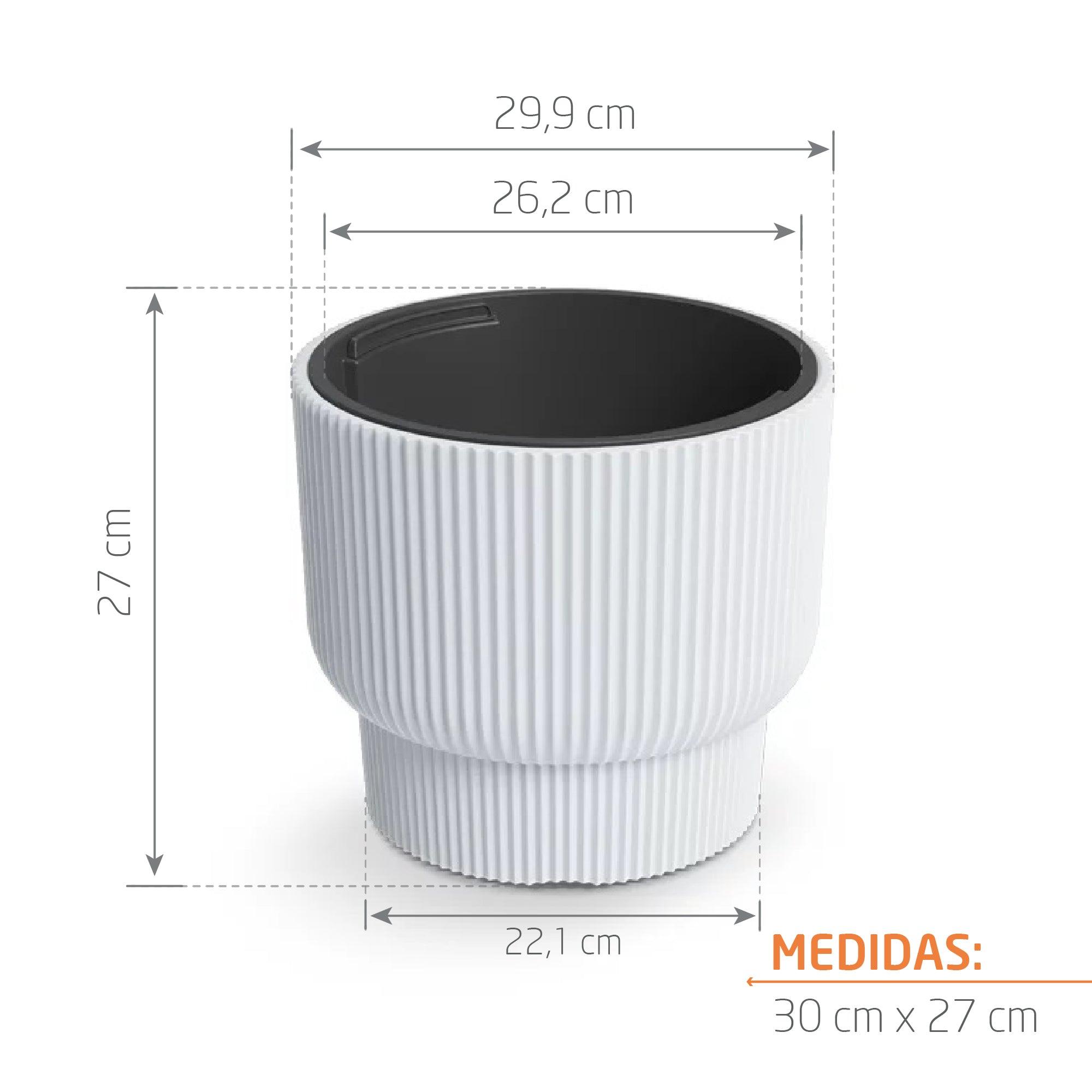 Matera Milly 30 cm Blanco