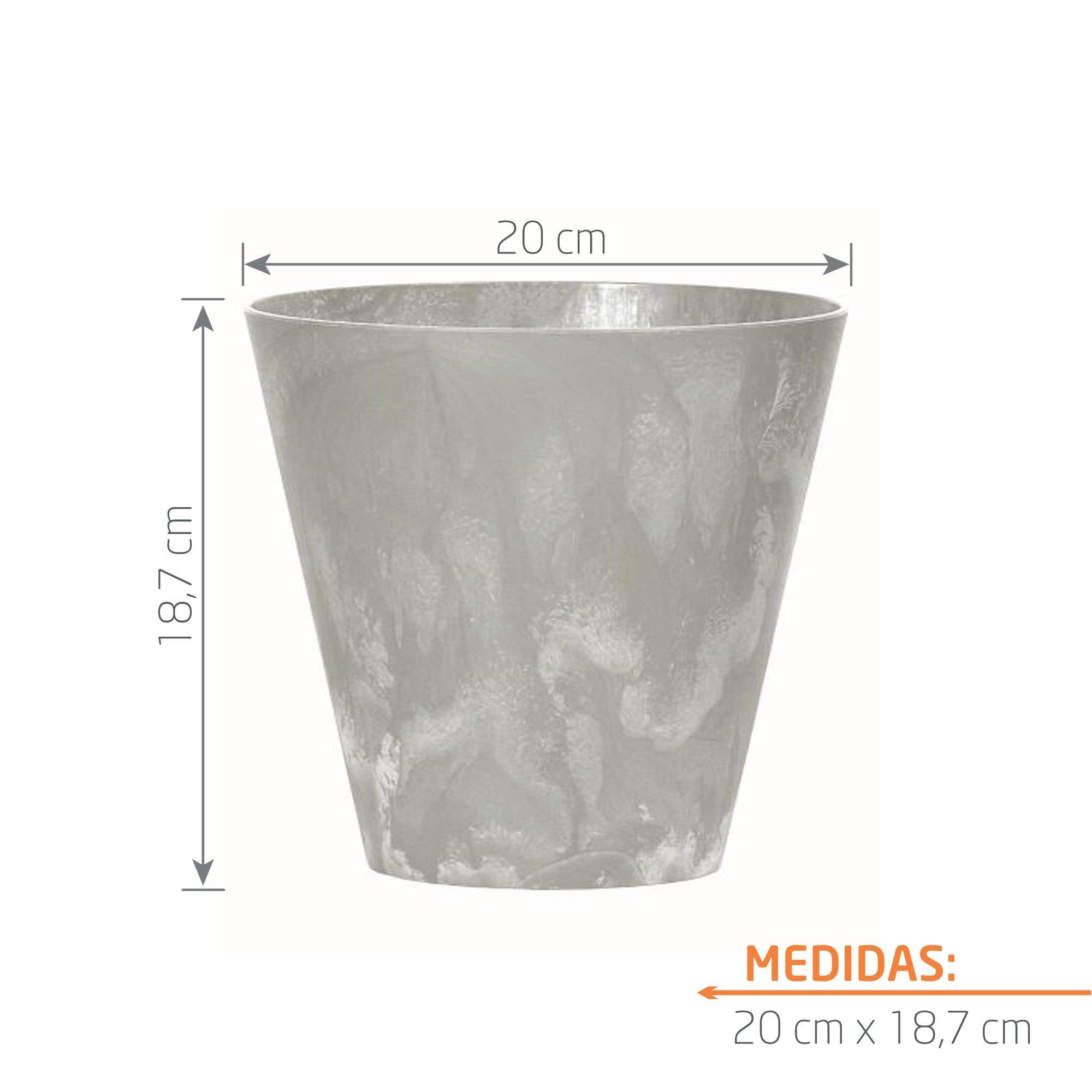 Matera Tubus Beton 20 cm Gris Concreto