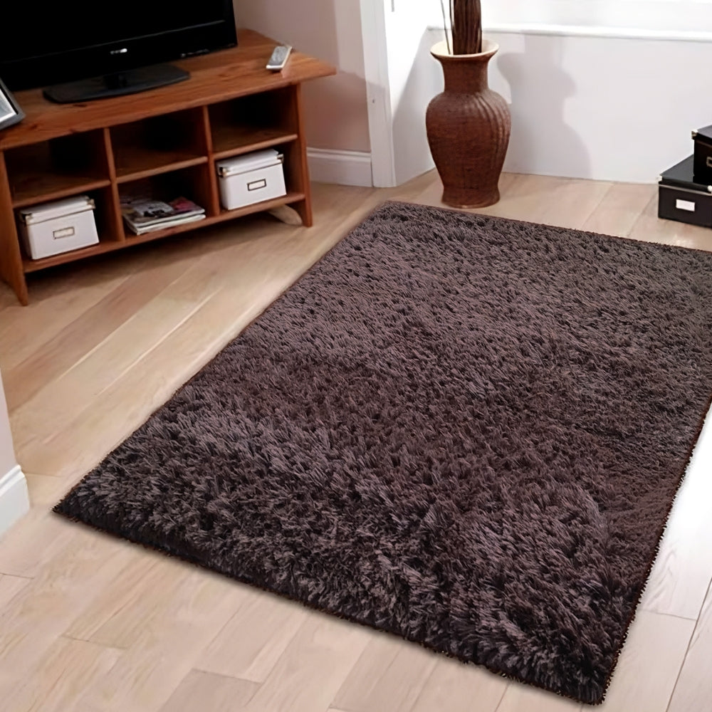 Alfombra Peluda Benli 120X170 Café