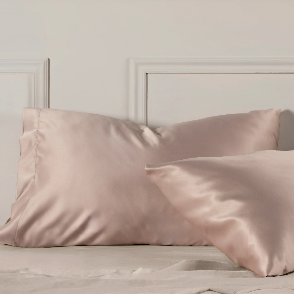 Funda Almohada Sweet Pink, en Satin, de 50 x 77 cm
