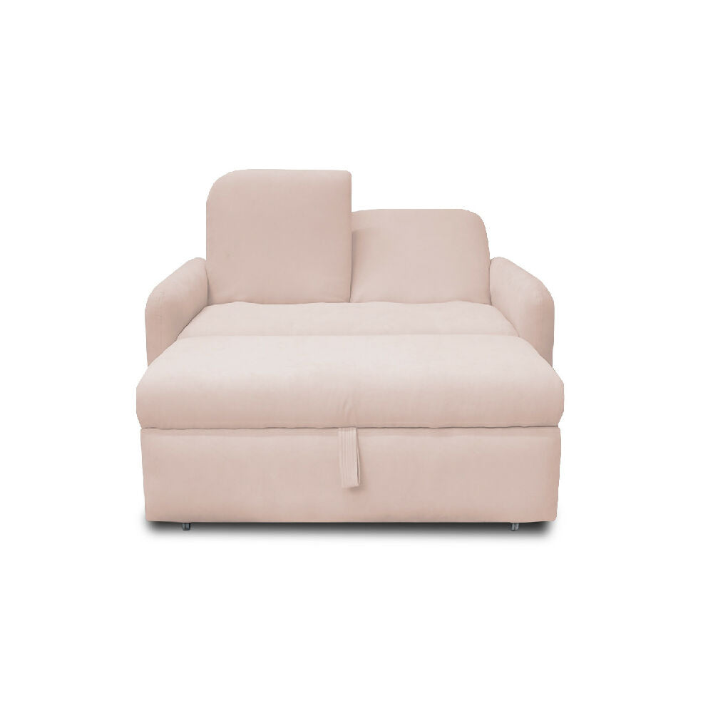 Sofacama Nube Multifuncional Carrito Reclinable Beige + Cojines