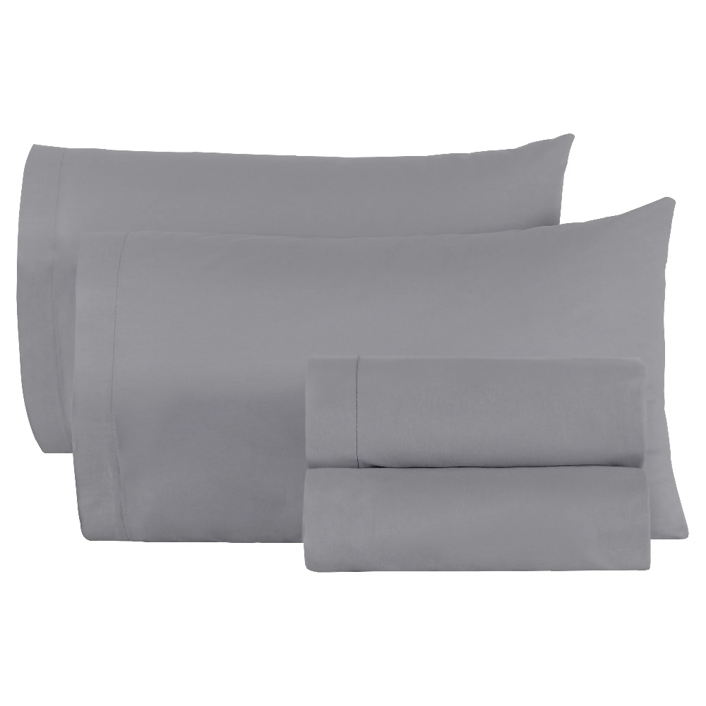Sábanas Cabos, en Algodón 100% Gris, para Cama King
