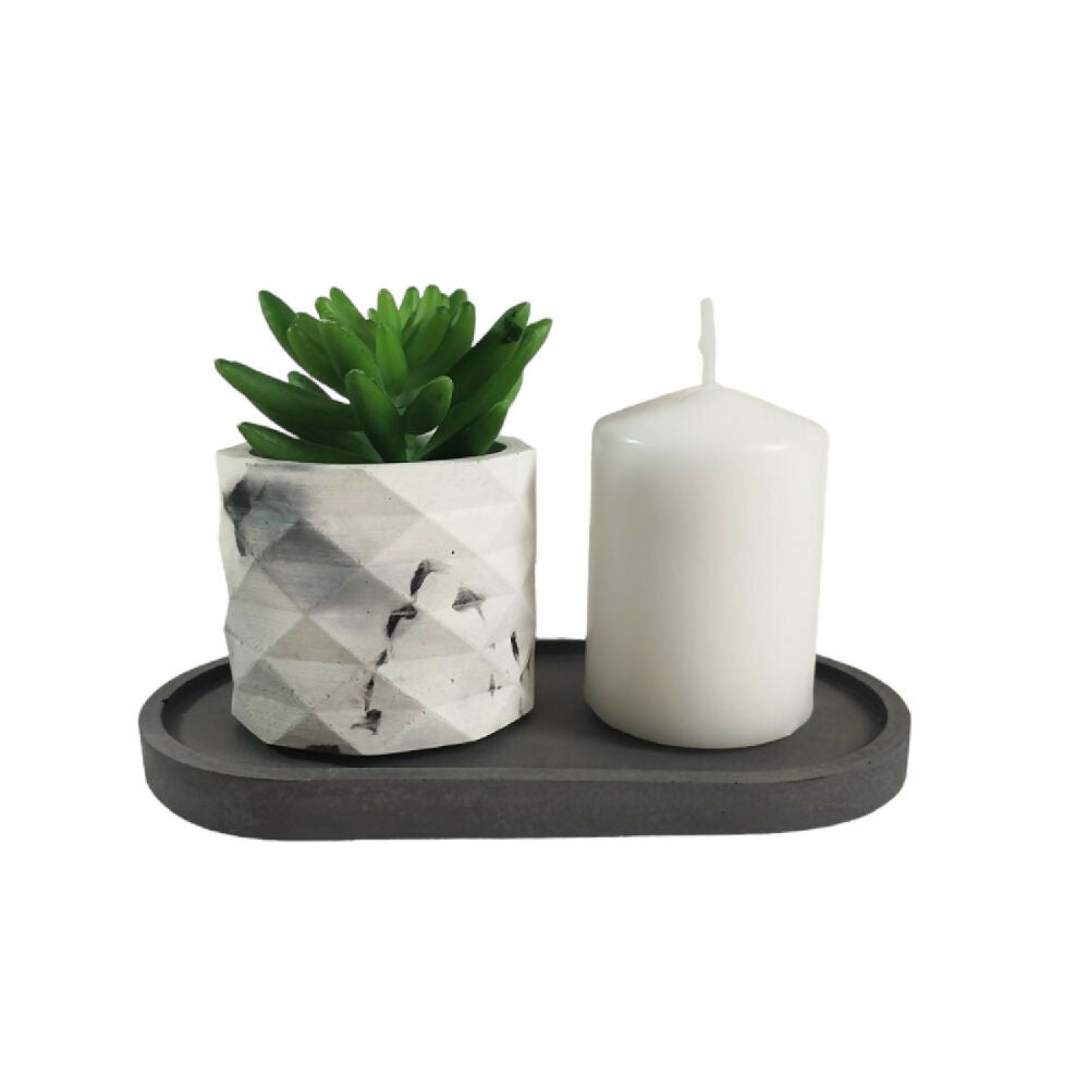 matera de mesa en cemento lira  marmol negro de concreto tienda online de materas y decoración_01