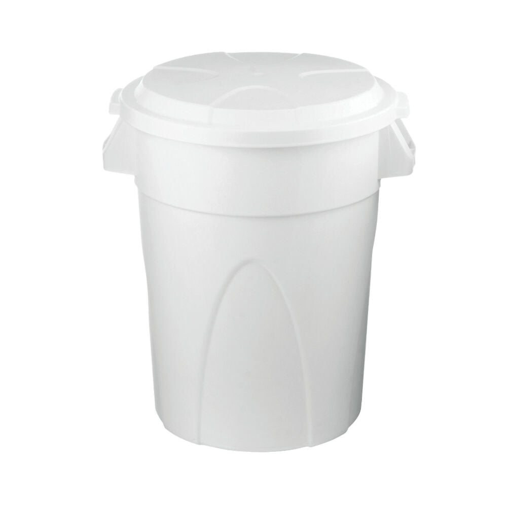 Contenedor Redondo 121L Blanco