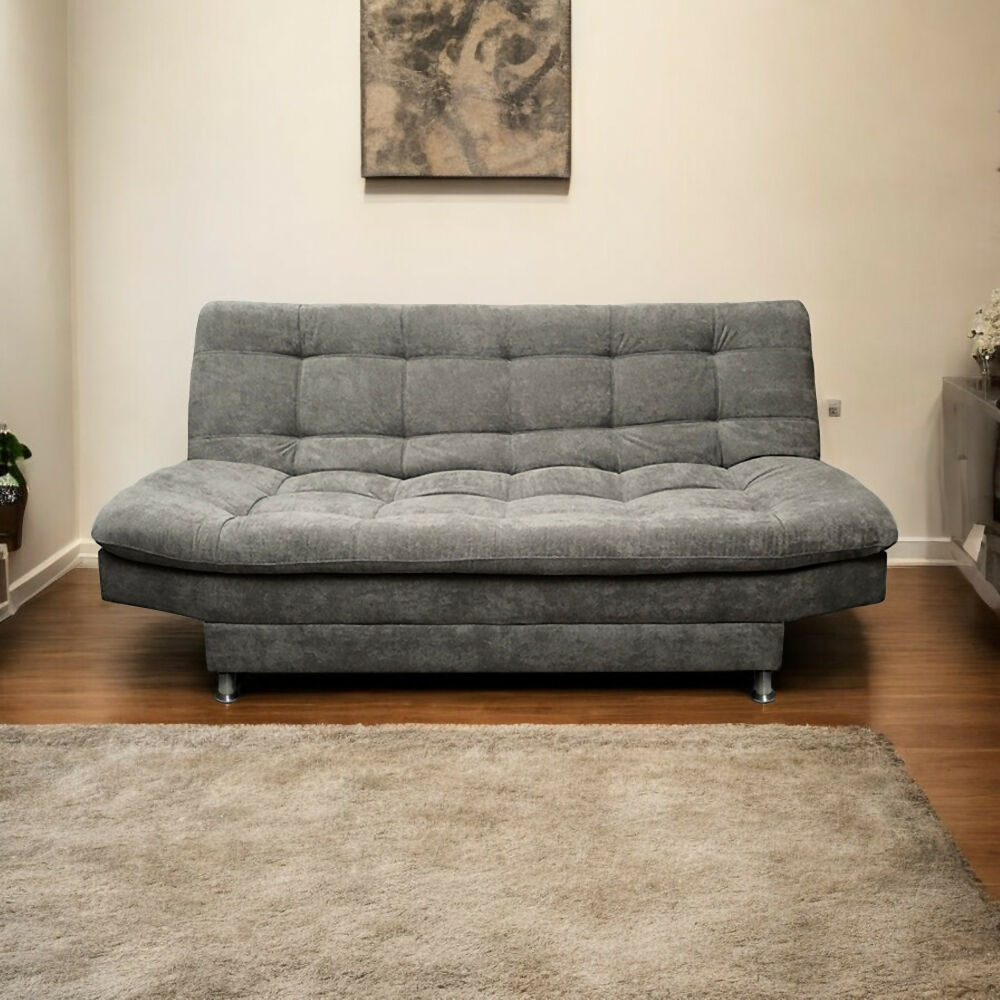 Sofa cama 3 posiciones Carvallo Plain Gris