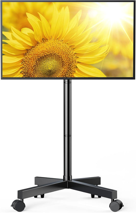 Perlegear Soporte de TV rodante para televisores inteligentes OLED 4K LCD de 23...