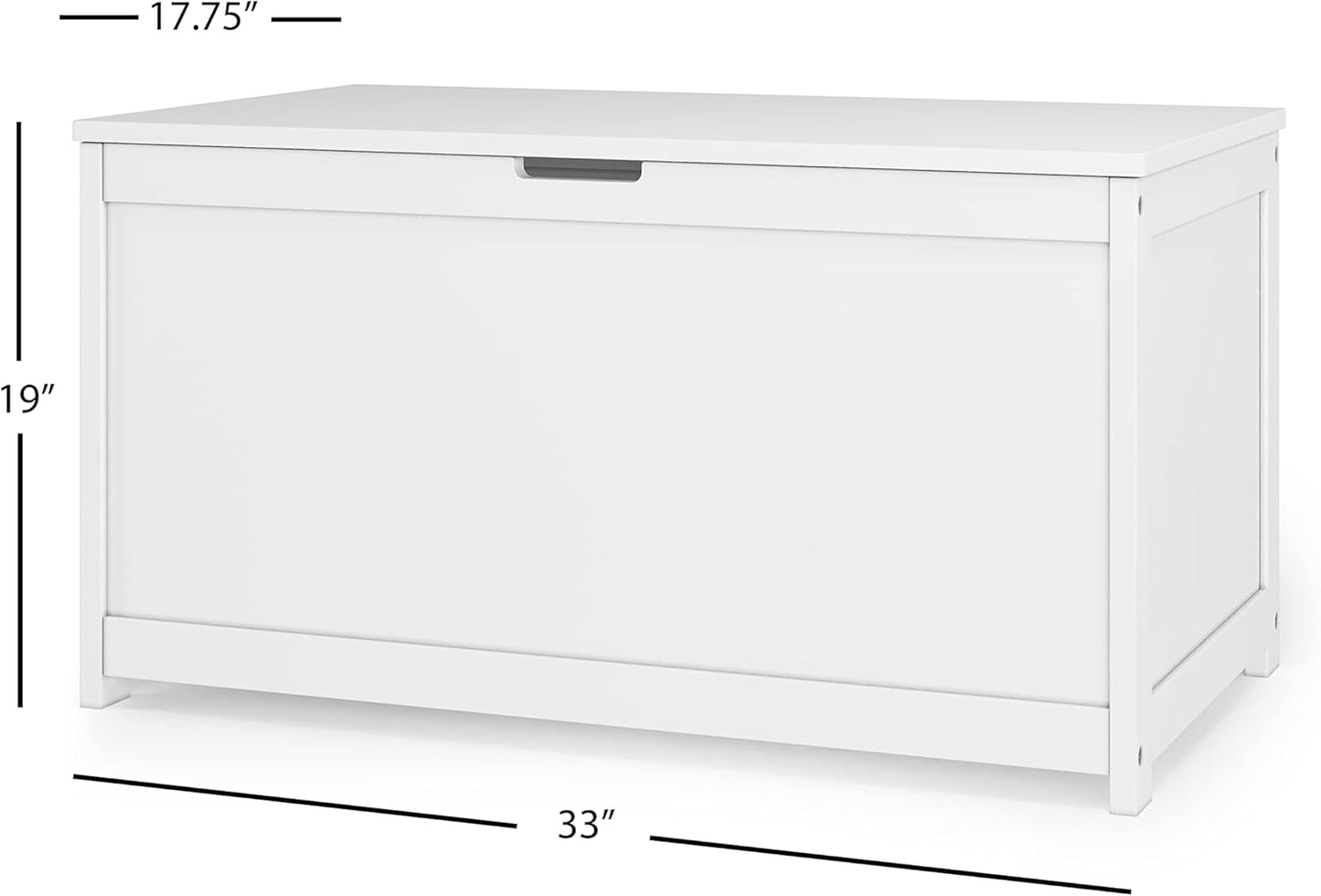 Child Craft Harmony Caja de almacenamiento de madera de 33 pulgadas, gran baúl