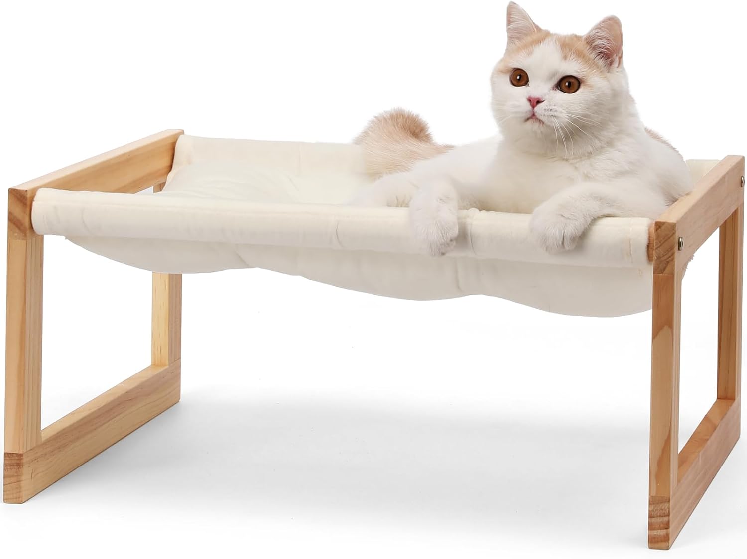 FUKUMARU Cama para gatos, camas de terciopelo de felpa para gatos de interior,...