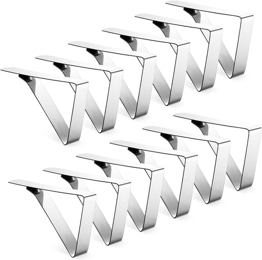 Paquete de 12 clips para mantel  Clips de mesa de picnic resistentes,...