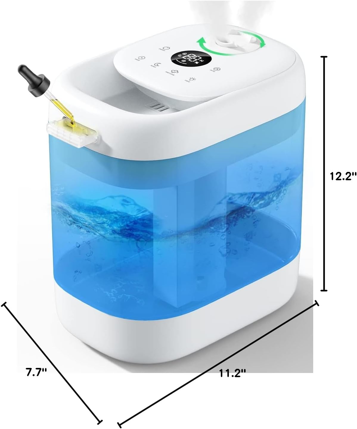 Homvana Humidificadores para dormitorio, 5 L, súper fácil de limpiar, llenado...