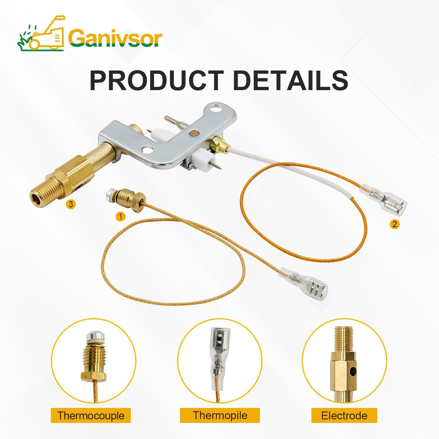 Ganivsor F278527 Pilot Assembly Portable ODS para Mr.Heater Big Buddy MH18B...
