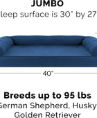 Furhaven - Funda de repuesto para cama de perro, acolchada, estilo sofá,...
