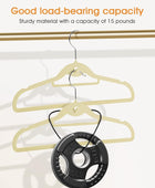 Perchas de terciopelo para ropa, delgadas, apilables, antideslizantes, color...